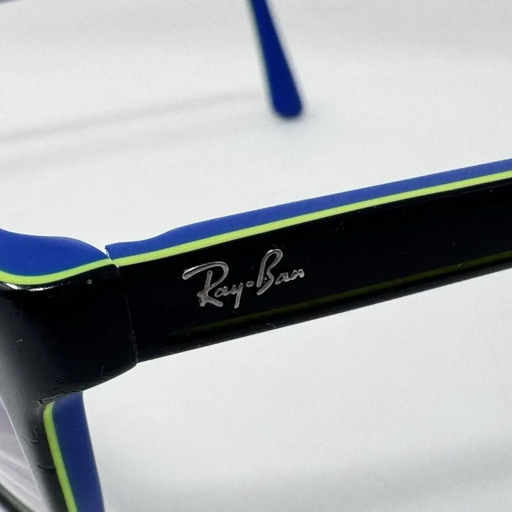 Ray-Ban RB1536 3600 Dark Grey Blue Kids Eyeglass Frames 48-16-130 Authentic (A)